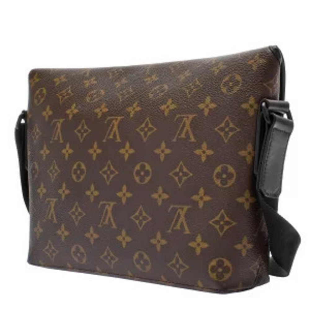 Louis Vuitton Macassar Brown Magnetic Bag Messenger Monogram Shoulder